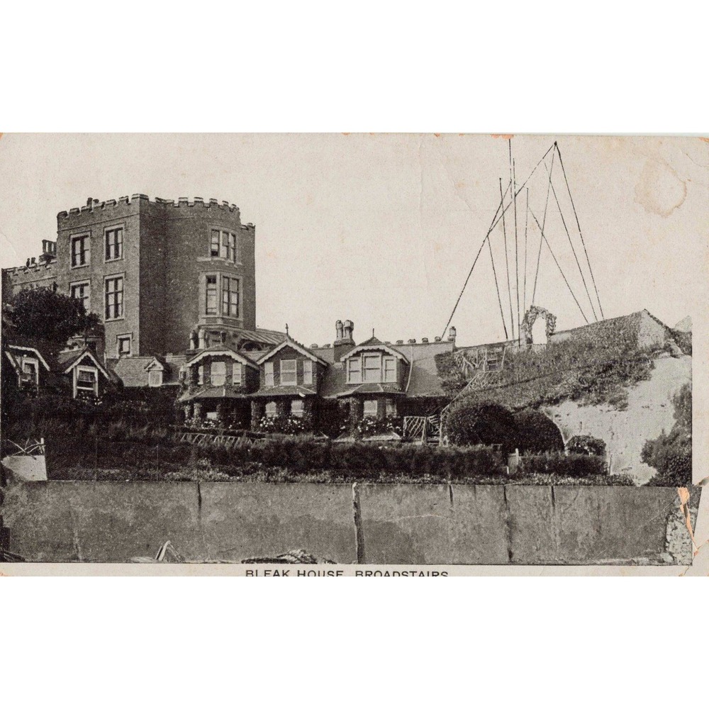 Vintage 1914 Bleak House Broadstairs Postcard Charles Dickens Star Series GD&D - Picture 1 of 2